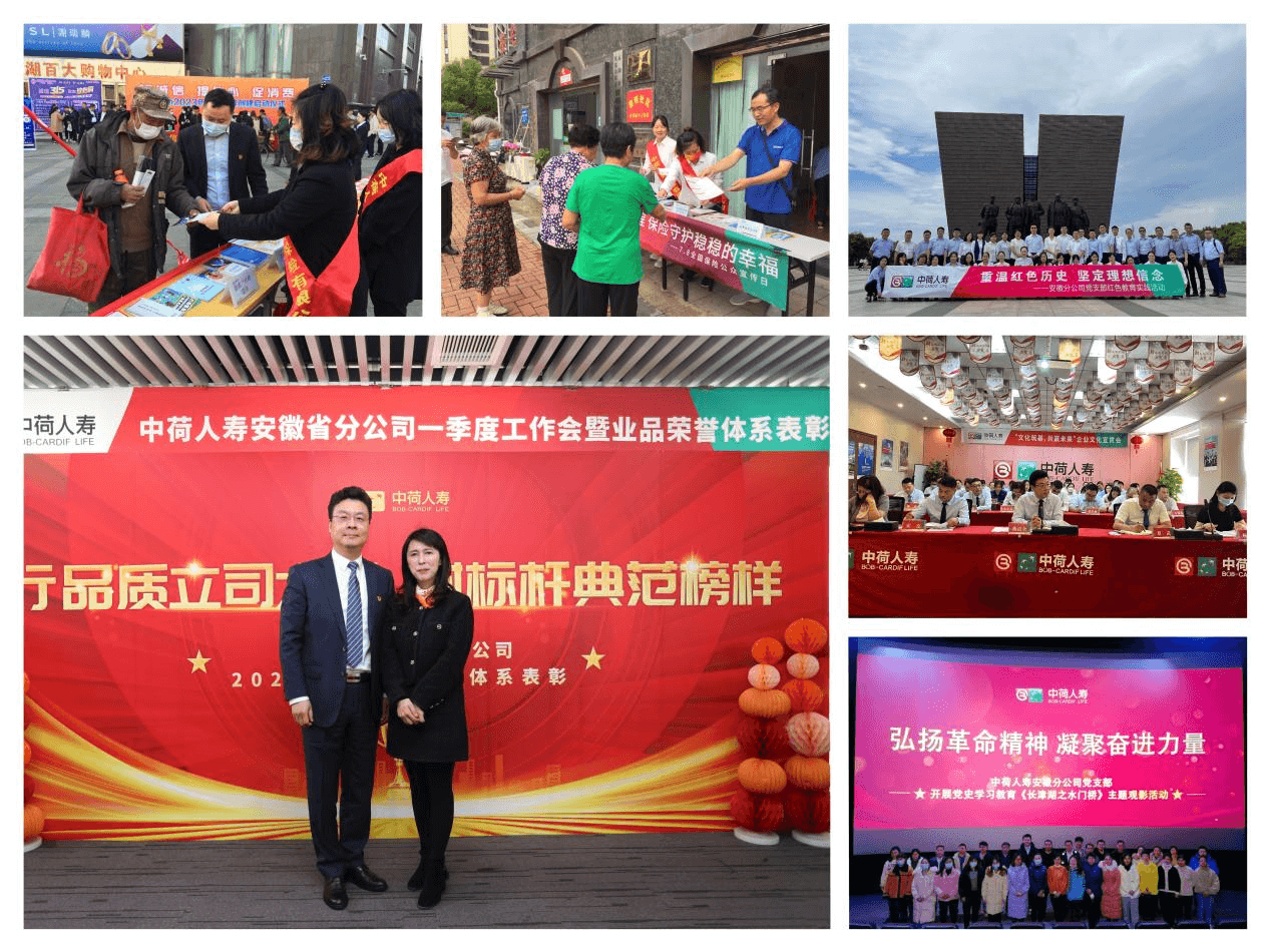 以诚信之翼  扬保险之帆  共筑美好安徽 ——中荷人寿安徽省分公司构筑“诚信墙”向纵深推进诚信建设   