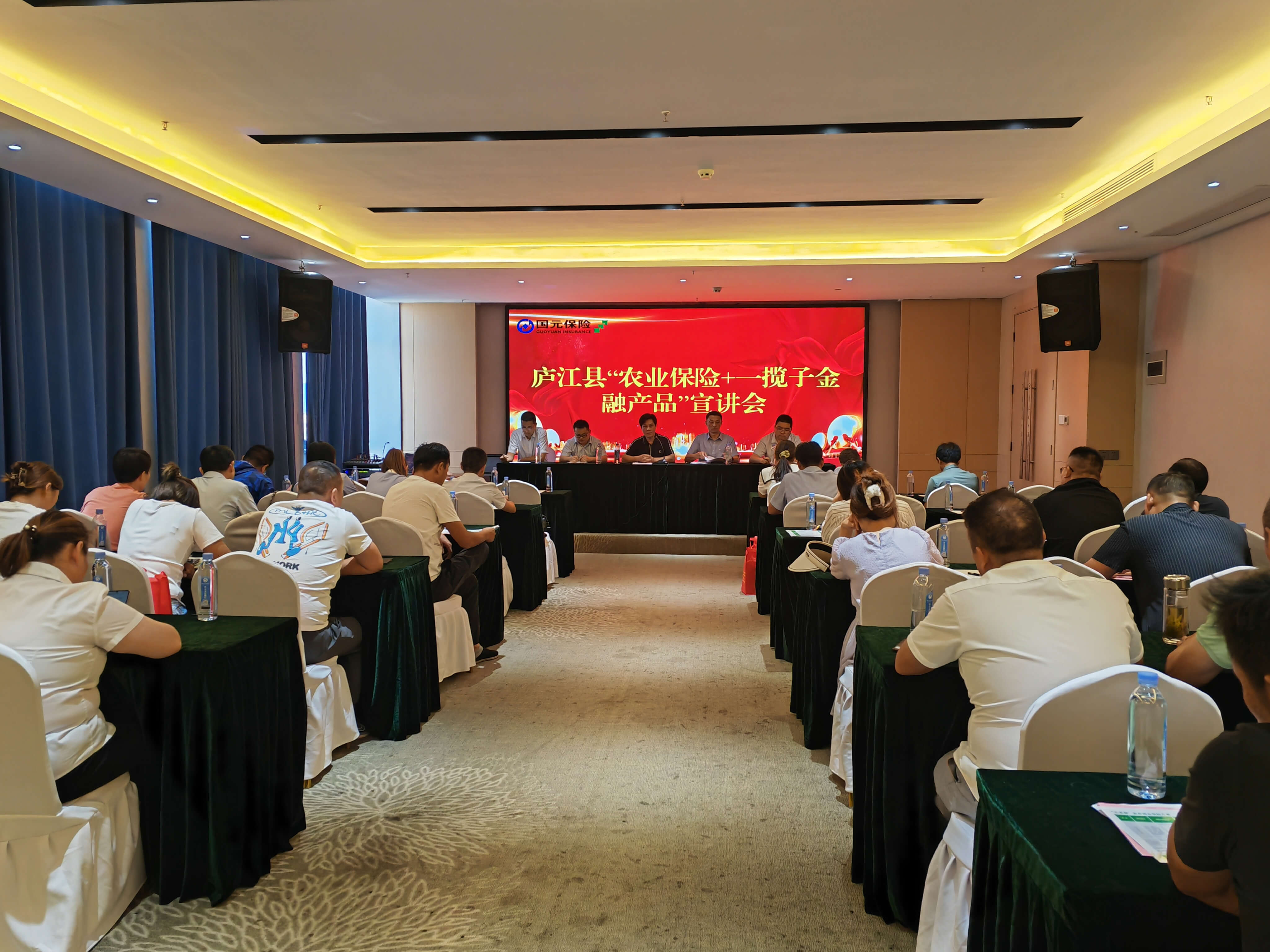 国元保险合肥中支“农业保险+”专题宣讲会第二场在庐江开讲